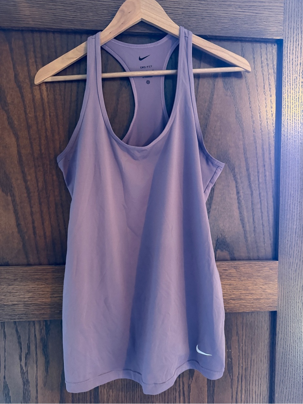 Nike Lavender Racerback Dri-FIT Tank Top